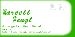 marcell hengl business card